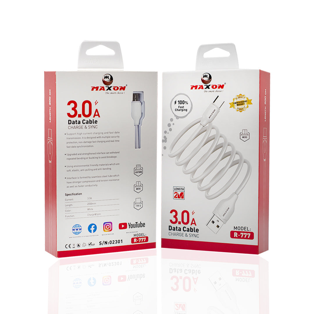 Maxon R-777 Data Cable 2 Meter Long Cable